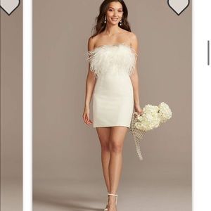 White David’s Bridal dress NWT